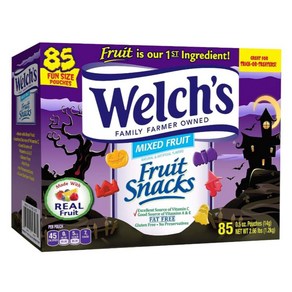 할로윈 웰치스 에디션 후르츠 스낵 젤리 85개입 Welchs Halloween Mixed Fruit