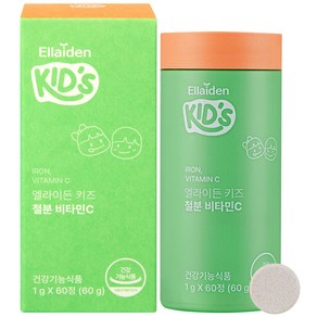 엘라이든 키즈 철분 비타민C 잠안자는 활동량많은아이 3가철 샤인머스켓맛 2개월분, 1개, 60정