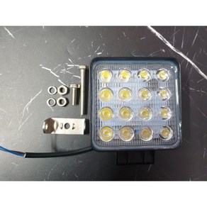 지게차 LED라이트 48W (12V~100V 프리볼트)지게차 사용가능!, 1개