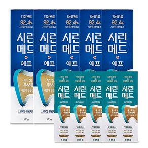 시린메드 에프 치약 125g x 5p + 30g x 5p, 1세트