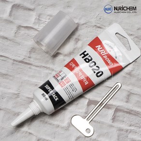 [다우몰] 강력 접착제 실리콘 HB020 80ml +튜브짜개 / 타일 걸레받이 몰딩 다목적 만능접착제, 1세트
