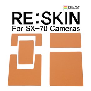 RE:SKIN fo SX-70 CAMERAS 폴라로이드® SX-70 카메라 스킨 교체용, 월넛 / WALNUT, 무, 1개