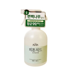 아우라 피톤치드 살균탈취제 500ml 숲속향, 1개