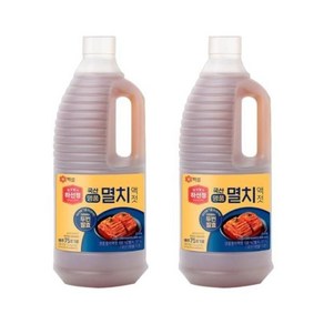 CJ제일제당 하선정 덧장명품액젓 남해안멸치 3kg x2개