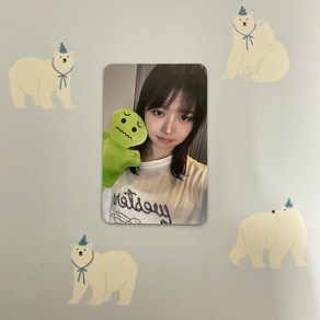 [정품]아이브 마인 앨범 사웨 5차 대구 팬싸 특전 포카 미공포 감정인형 레이 공식 포토카드, 1개