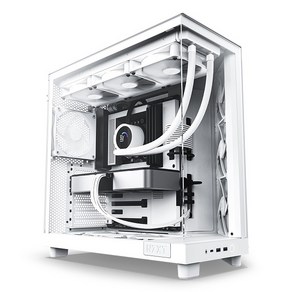 [NZXT] H6 Flow [미들타워] [매트 화이트]