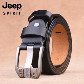 JEEP SPIRIT 지프스피릿 캐주얼 소가죽 벨트 BT0357 + 정품 벨트상자 + 양말출시 기념 양말세트까지