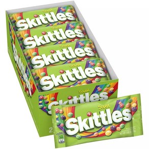 스키틀즈 미국 사우어 신맛 캔디 Skittles Sou Candy, 1.22kg, 1개