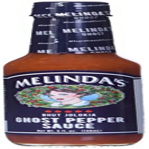 Melinda’s Ghost Peppe Hot Sauce - Goumet Exta S Melinda's 고스트 페퍼 핫 소스 - Goumet Exta Spicy 핫 소스, 1개, 141g