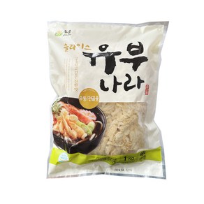 두솔 슬라이스 유부나라 1kg 4개입 1BOX, 4개