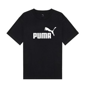 [푸마] PUMA 에센셜 NO.1 로고 남성 반팔티 블랙 682532-01