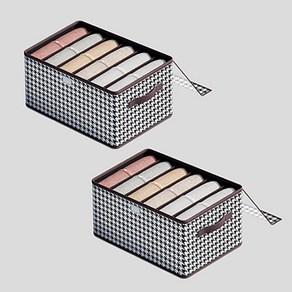 래븐 층층 분리 수납 리빙박스 2개입