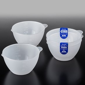 일본N.K/메저 미니볼 2P (380ml)/계량볼, K611-1 미니볼2P (클리어)