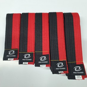 프로가드 품벨트한번띠, Black Red, 1개