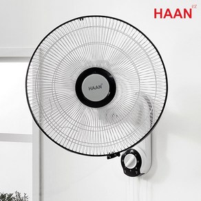 [25년형] 한경희 무소음 벽걸이 선풍기 40cm 업소용 벽선풍기, 01.일반형[화이트/블랙]