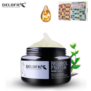 수연패션 정품DELOFIL 프로틴 더블 트리트먼트 헤어마스크 500ml 건조손상 케어 사은품 증정, 1개