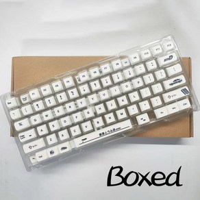 이니셜 D 테마 키캡 세트 XDA 프로파일 PBT 승화 ANSI 레이아웃 60 65 75 80 90/100 키보드 호환 AE86, Boxed 126 Keys, 1개