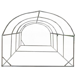 조립식 텃밭 비닐하우스 가꾸기 온실 비닐포함 농막 온실장, 1.5 Wx3m Lx2m H (20개의 튜브), 1개