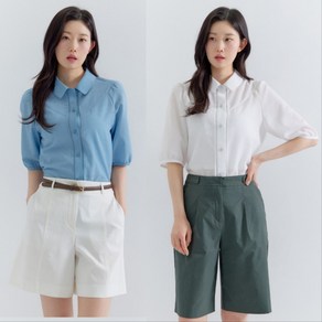 [지센] 여성 스탠카라 셔츠(색상2종) LFWSP503