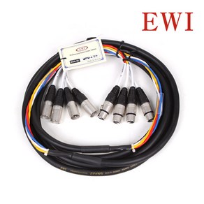 EWI MTFM 4 라인형 멀티 스네이크 케이블, MTFM-4-5M, 1개