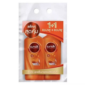 썬실크 샴푸 325ml x 2통 오렌지색 한세트 대미지 리페어, 2개