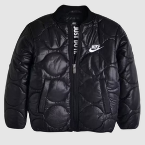 (국내매장정품)나이키키즈 NIKE KIDS 나이키퀼티드보머 재킷 패딩 점퍼 유아 A234JK175P