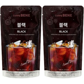 카페베네 블랙 190ml x 10팩, 10개, 카페베네 아메리카노190mlX10개