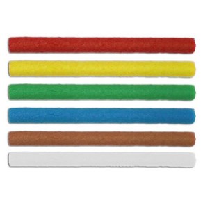 콘블럭 플레이콘 스틱형 스틱콘 리필50pcs 2x20cm 꾸미기재료 미술수업 DIY, 빨강
