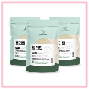 참굿즈 젤라틴 가루 젤라틴 분말 젤리 푸딩 3봉지, 500g, 3개