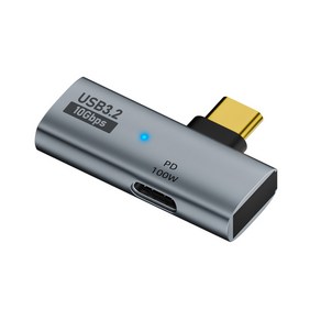 100W PD 충전 지원 OTG 기능이 있는 USB Hub Type C-USB 3.0 어댑터, 1개