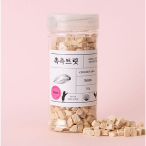 촉촉트릿 닭가슴살 고양이 동결건조 간식 50g