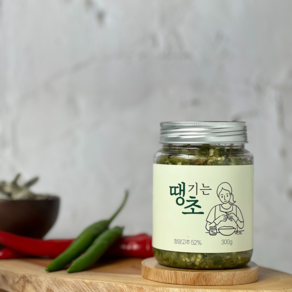 땡기는 땡초 멸치청양고추 다대기 다짐장, 3개, 300g