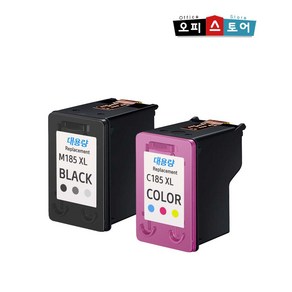 삼성 INK-M185 14.3ml INK-C185 13.3ML 재생 SL-J1680 SL-J1780W J1780DW 호환 잉크, 컬러 INK-C185XL, 1개