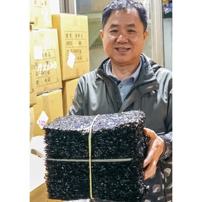 가락시장521 완도 햇 곱창김 100매 2025년 햇김 생김 명품김 마른 곱창돌김, 완도 햇 곱창김(100장), 1개