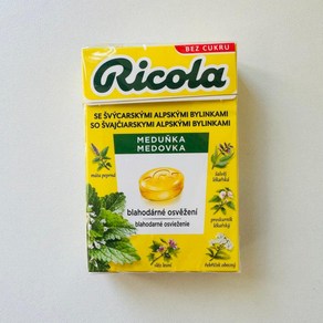 리콜라 스위스 캔디 허브 레몬밤 무설탕 Ricola 40g, 1개