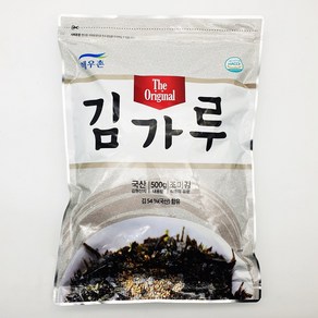 해우촌 조미 주먹밥 김가루 500g 소비기한 25.4.3, 1개