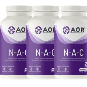 AOR NAC 면역력 강화 500mg 에이오알 2+1 240정 3세트 캐나다산, 3개