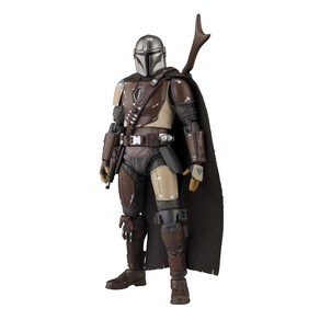 S.H. 피규어 스타 워즈 더 만다롤리안(STAR ​​WARS: The Mandalorian) 약 150mm ABS&PVC&천제 도장이 끝난 가동 피규어