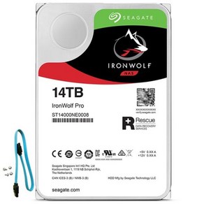 씨게이트 아이언울프 16TB SATA 256Mb 7200RPM, [07] 14TB ST14000NE0008, 없음, 7.14TB ST14000NE0008, 1개