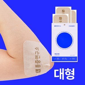 통증연구소 원적외선 근육 관절패치 손목에 무릎에 붙이는 손가락 패치 대용량, 3세트