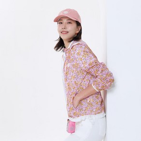크로커다일레이디 로고 플레이 프린트 숏 점퍼(25년 여름)