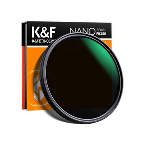 K&F CONCEPT Concept NANO-X Fader ND 가변 ND32-ND512 X자없는 렌즈필터 67mm