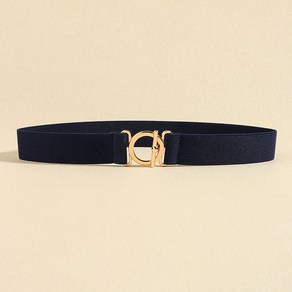 골드 링버클 3cm 와이드 여성 스판 벨트 Women's Belt 하늘비즈 C11 Q957H003