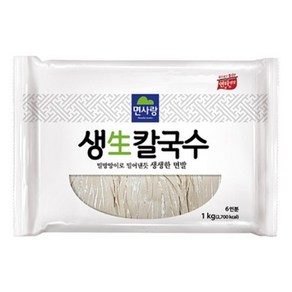 면사랑 생칼국수, 1kg, 4개