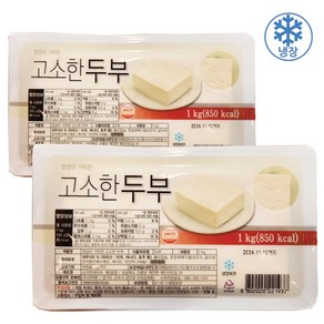 자연촌 고소한두부, 1kg, 2개