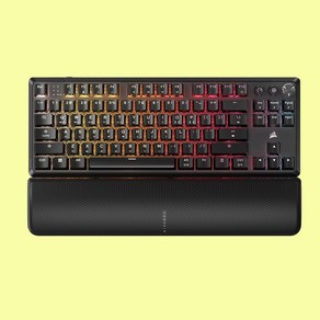 [국내정품] 커세어 K70 RGB CORE TKL 텐키리스 무선 게이밍 기계식 키보드 적축 / 다용도 에코백 증정, K70 RGB CORE TKL 무선, 블랙