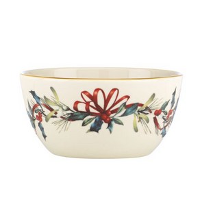 Lenox Winte Geetings Bowl Ivoy 레녹스 윈터 그리팅 그릇 아이보리, 1개, 기타