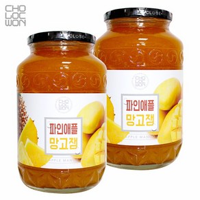 초록원 파인애플 망고잼, 1kg, 2개