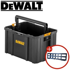 디월트 DWST17809 공구함 티스텍 오픈형 이동식 부품함 공구통 공구박스, 1개