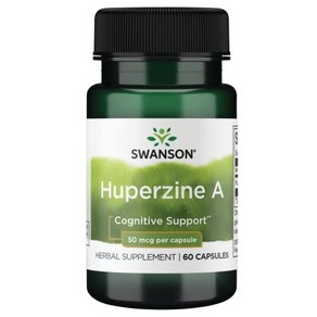 Swanson Hupezine A 50 mcg 60 Capsules (4 Pack) Swanson Hupezine A 50mcg 60캡슐(4팩), 60정, 1개